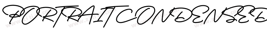 PORTRAIT CONDENSED字体转换